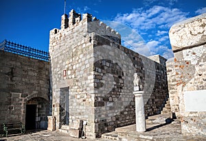 Sphinx statue the Bodrum Castle