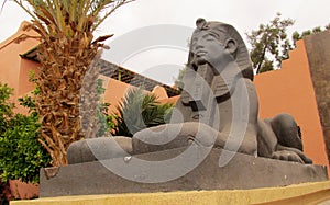 Sphinx statue mini copy