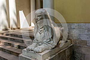 Sphinx in the Tsaritsyno park in Moscow