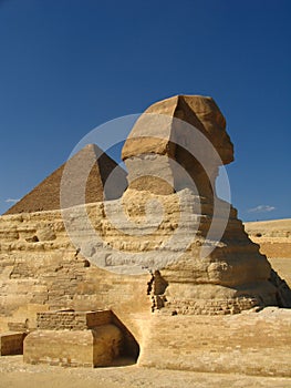 Sphynx and Great Pyramid