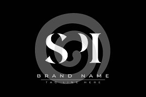 SPI abstract letter logo design