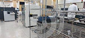 SPI machine, intended for check the quality of solder paste