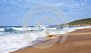 Spiaggia di Piscinas beach in Sardinia, Italy photo