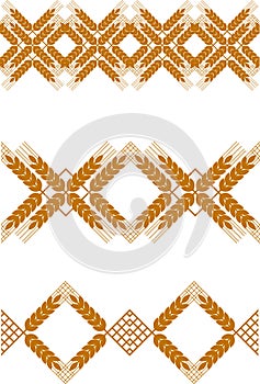 Spica seamless pattern photo