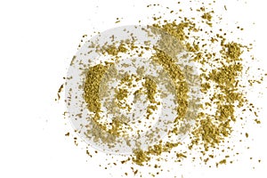 Spice bay leaf chalk for cooking.