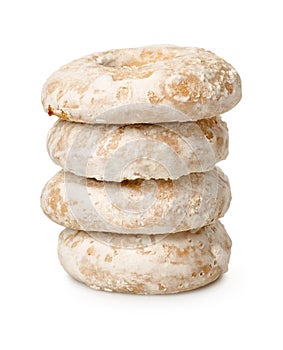 Spice-cake in powdered sugar