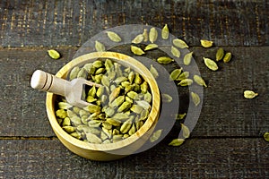 Spice Green Cardamom is a herb for healthy.