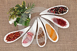 Spice and Herb Selection