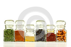 Spice jars photo