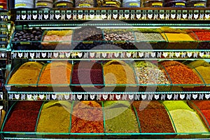 Spice market in Istanbul, Turkey