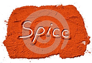 Spice in red pepper