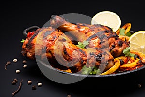 Spice sensation Tandoori Chicken, a mouthwatering Indian spicy delicacy