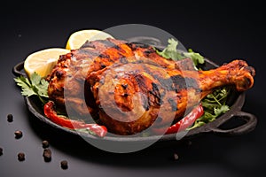 Spice sensation Tandoori Chicken, a mouthwatering Indian spicy delicacy