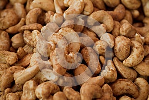 Spiced cashew nuts photo