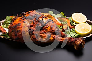 Spiced perfection Tandoori Chicken, an iconic Indian non vegetarian dish