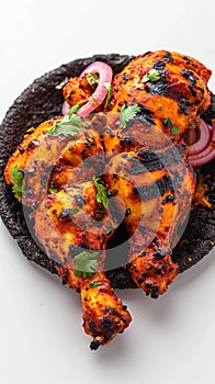 Spiced perfection Tandoori Chicken, an iconic Indian non vegetarian dish