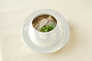 Spiced sliced pork soup