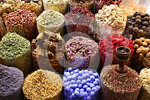 Spices at Dubai Souq