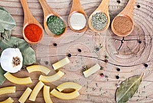 Spices Food Preparation on table Food ingredients