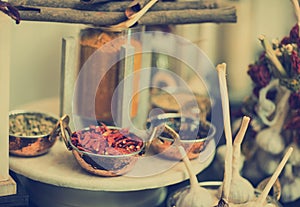 Spices and Garlic Composition