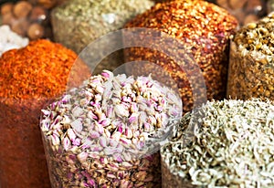 Spices and herbs souk in Dubai