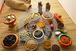 spices ingredients creative concept