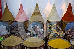 Spices in Jemaa el-Fnaa Marrakesh
