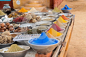Spices at Nubian market in Aswan
