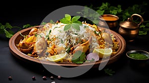 spices rice indian food hyderabadi