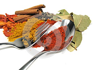 Spices and silverware