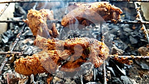 Spicy BBQ chicken grill