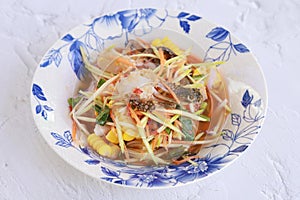 Spicy Blue Crab Salad Thai food