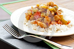 Spicy Chicken and Peanutes, Kung Pao Chicken photo