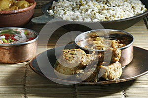 A Spicy chicken preparation from chettinad region