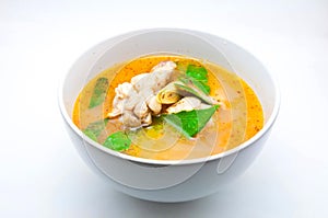 Spicy chicken soup