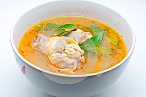 Spicy chicken soup