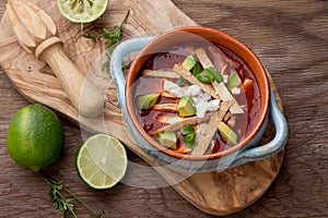 Spicy Chicken Tortilla Soup photo