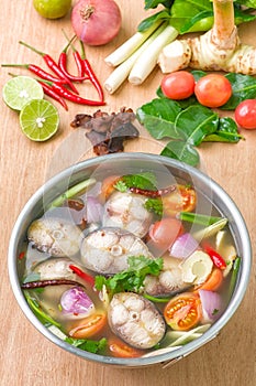 Spicy Fish Tom Yum, Thai food