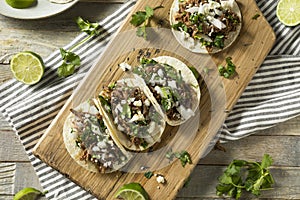 Spicy Homemade Beef Barbacoa Tacos photo