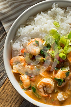 Spicy Homemade Cajun Shrimp Etouffee