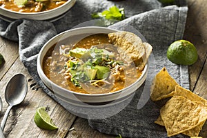 Spicy Homemade Tortilla Soup