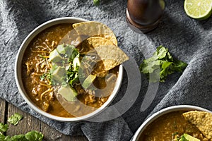 Spicy Homemade Tortilla Soup