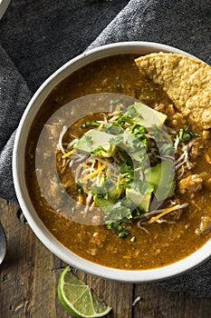 Spicy Homemade Tortilla Soup