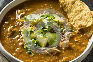 Spicy Homemade Tortilla Soup