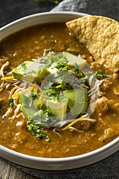 Spicy Homemade Tortilla Soup