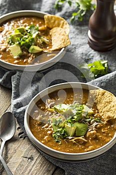 Spicy Homemade Tortilla Soup