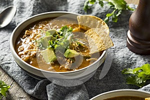 Spicy Homemade Tortilla Soup