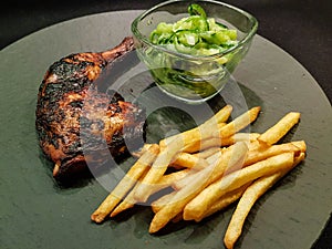 Marinated chicken drumsticks