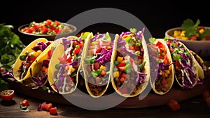 spicy meal taco food