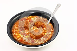 Spicy Meatball Soup